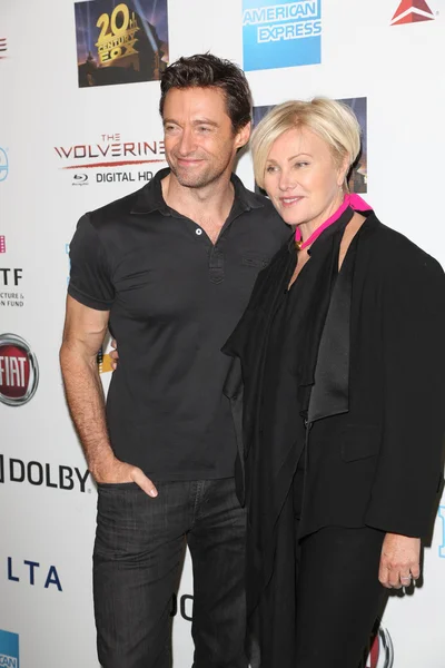 Hugh Jackman, Deborra-Lee Furness — Foto Stock