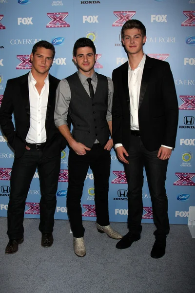 Andrew scholz, colton pack en zach beeken — Stockfoto