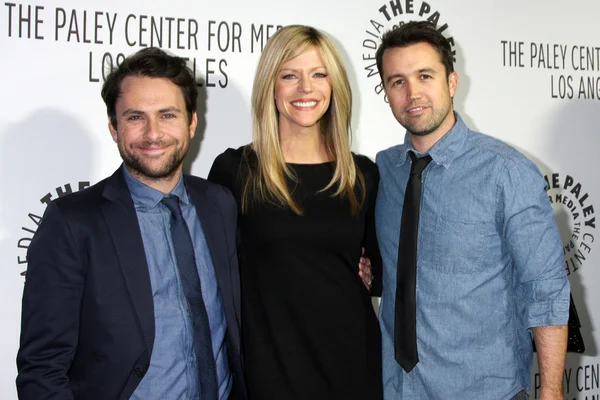 Charlie Day, Kaitlin Olson e Rob McElhenney — Foto Stock