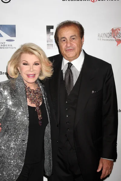 Joan Rivers, Larry Thompson — Foto de Stock