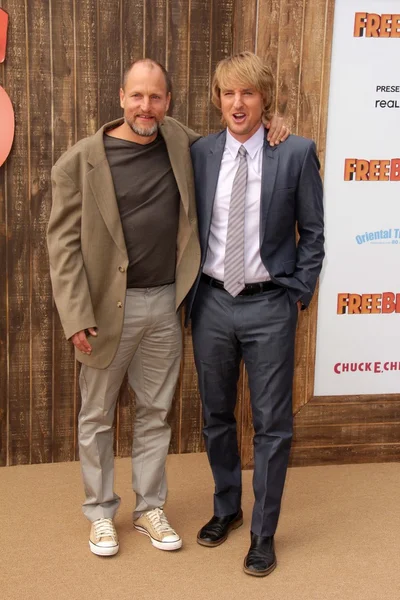 Woody Harrelson, Owen Wilson — Stockfoto