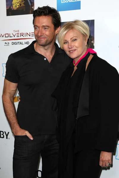 Hugh Jackman, Deborra-Lee Furness — Stockfoto