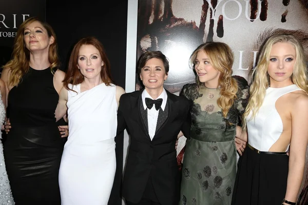 Judy Greer, Julianne Moore, Kimberly Peirce, Chloe Grace Moretz, Portia Doubleday — Fotografia de Stock