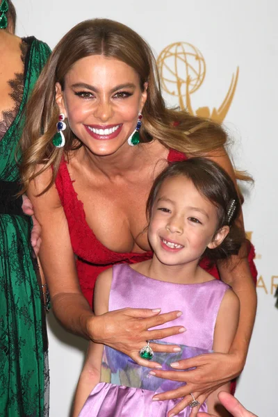 Sofia Vergara e Aubrey Anderson-Emmons — Fotografia de Stock