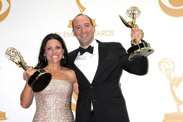 Julia louis-dreyfus en tony hale — Stockfoto