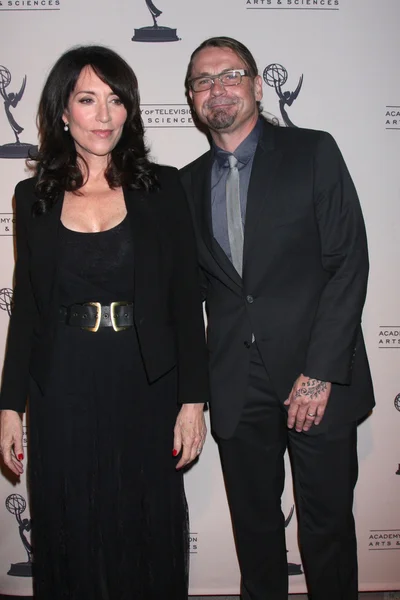 Katey Sagal, Kurt Sutter — Stockfoto