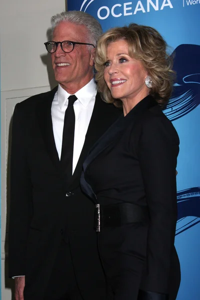 Ted Danson, Jane Fonda — Foto de Stock