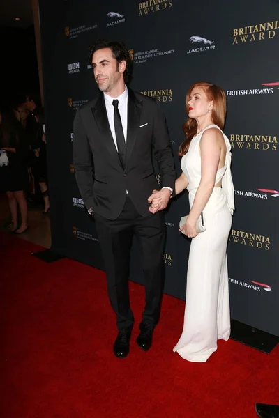 Sacha Baron Cohen, Isla Fisher — Foto de Stock