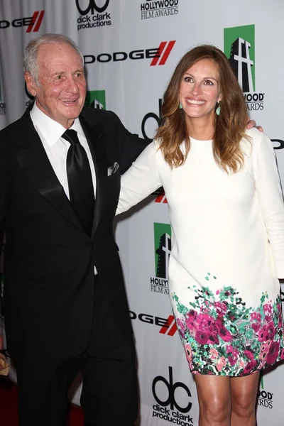 Jerry Weintraub, Julia Roberts — Stock fotografie