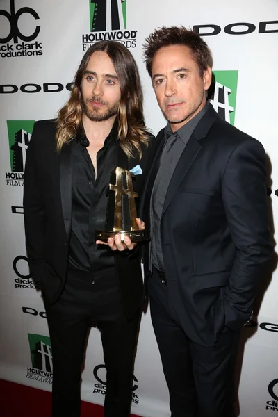 Jared Leto, Robert Downey Jr. — Stock Photo, Image