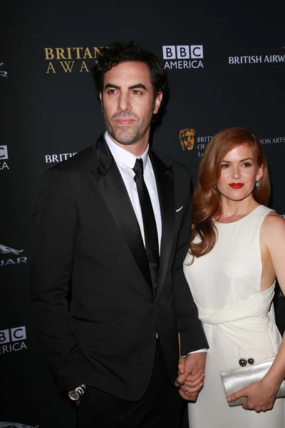 Sacha Baron Cohen, Isla Fisher — Stock Photo, Image