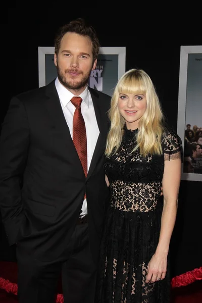 Chris Pratt, Anna Faris — Zdjęcie stockowe