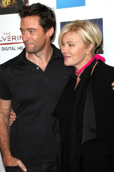 Hugh jackman, deborra lee furness — Zdjęcie stockowe