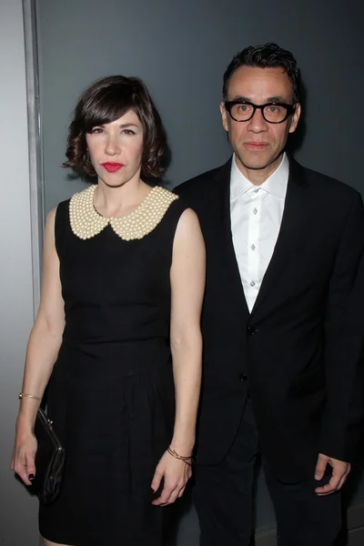 Carrie Brownstein and Fred Armisen — Stock Photo, Image