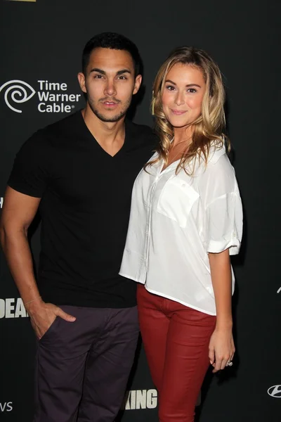 Carlos Pena, Alexa Vega — Foto Stock