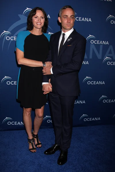 Jorja Fox, Wallace Langham — Stock Photo, Image