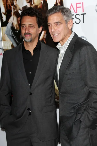 Grant Heslov and George Clooney — Stock Photo, Image