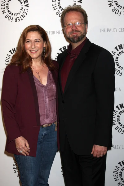 Andrew Marlowe and wife — Stock Photo, Image