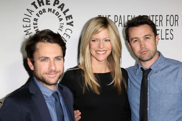 Charlie Day, Kaitlin Olson y Rob McElhenney — Foto de Stock