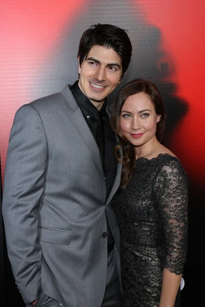 Brandon routh και courtney ford — Φωτογραφία Αρχείου