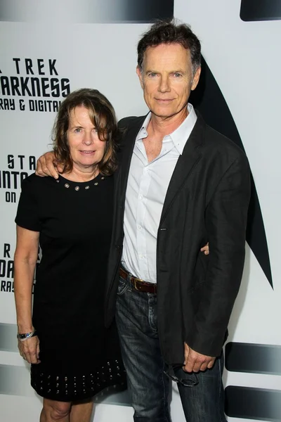 Bruce Greenwood and wife — Stock Photo, Image