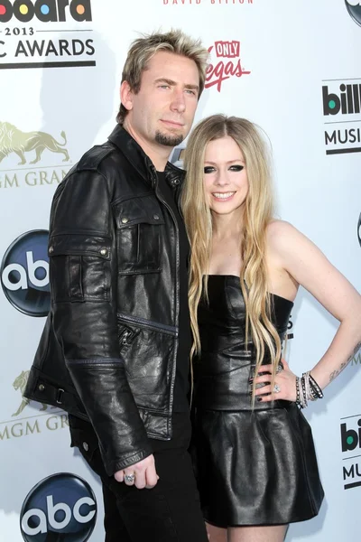 Chad Kroeger ve Avril Lavigne — Stok fotoğraf