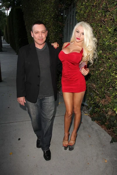 Doug hutchison, courtney stodden — Zdjęcie stockowe