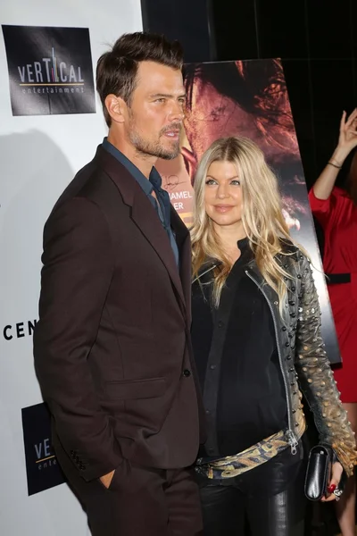 Josh Duhamel ve stacy ferguson — Stok fotoğraf