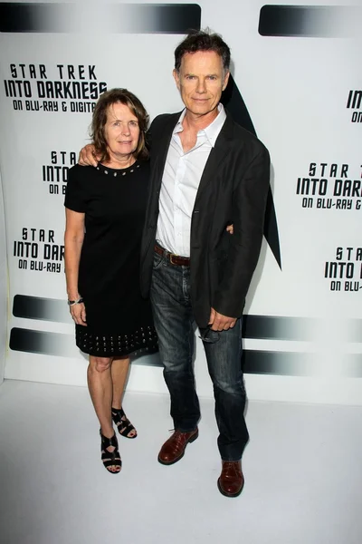 Bruce Greenwood and wife — Stock Photo, Image