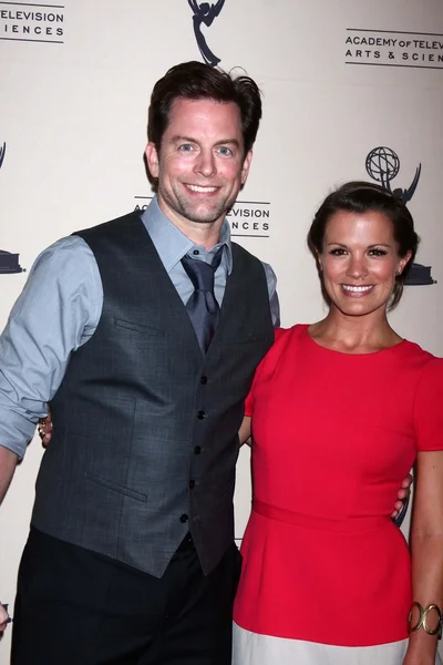 Michael Muhney, Melissa Claire Egan — Stock Photo, Image