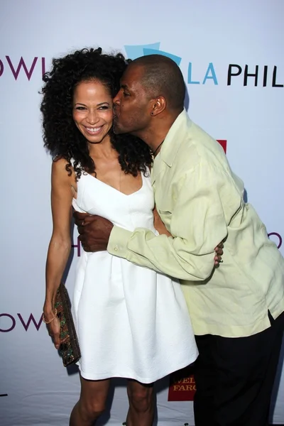 Sherri Saum, Eriq La Salle — Stok fotoğraf