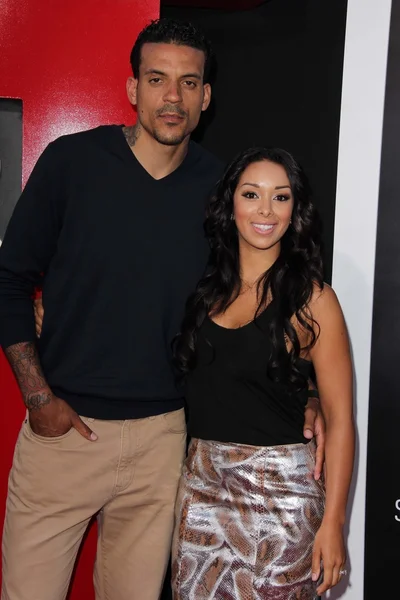 Matt Barnes og Gloria Govan - Stock-foto