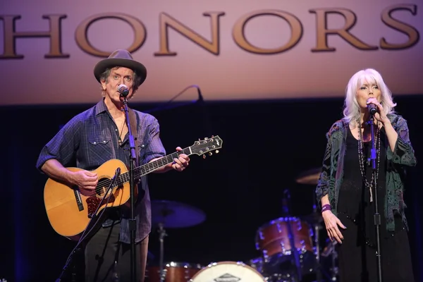 Rodney Crowell and Emmylou Harris — Stock Photo, Image