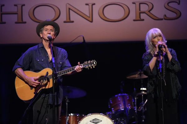 Rodney Crowell and Emmylou Harris — Stock Photo, Image