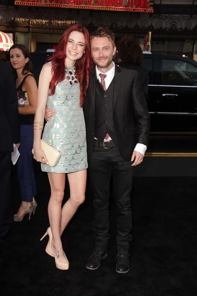 Chloe Dykstra, Chris Hardwick — Stok fotoğraf