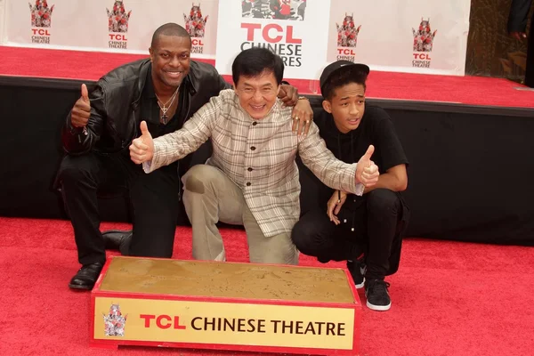 Chris Tucker, Jackie Chan, Jaden Smith — Stockfoto