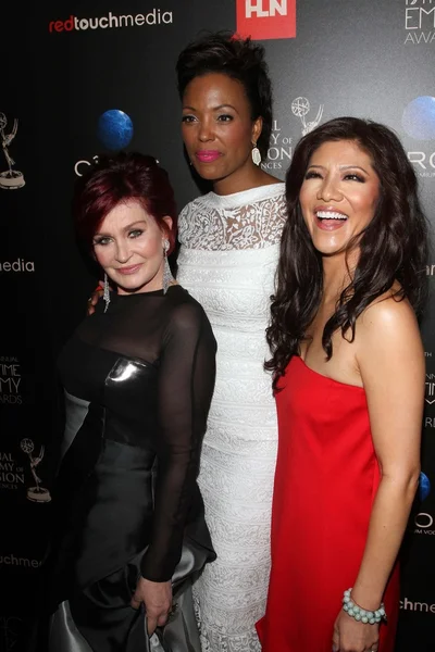 Sharon Osbourne, Aisha Tyler és Julie Chen — Stock Fotó