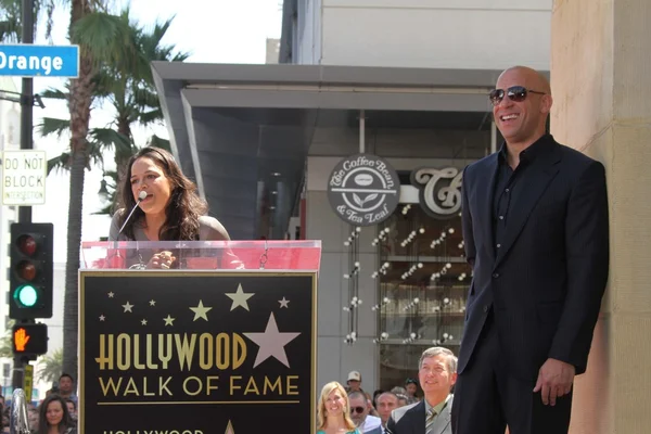 Michelle Rodriguez, Vin Diesel — Φωτογραφία Αρχείου