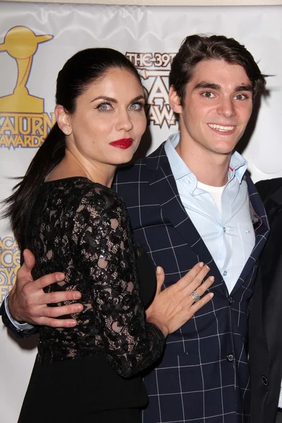 Jodi Lyn O'Keefe, RJ Mitte — Stock Photo, Image