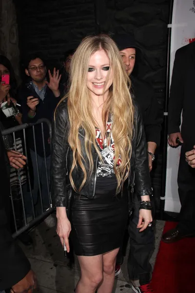 Avril Lavigne Przewodniczący — Zdjęcie stockowe