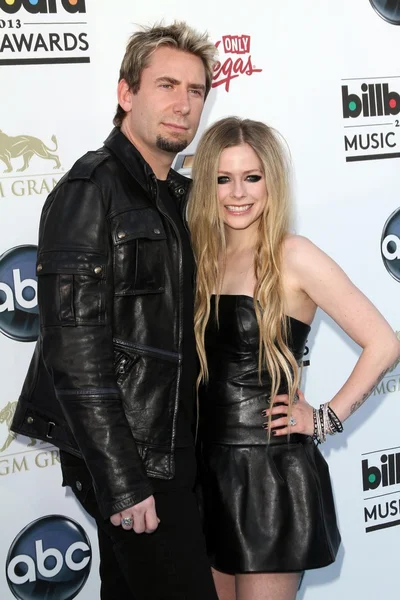 Chad Kroeger and Avril Lavigne — Stock Photo, Image