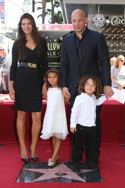Vin Diesel and family — Stock Image Vin Diesel and family Stock Photo