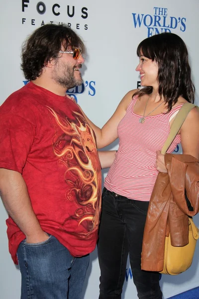 Jack Black, Tanya Haden — Stock Photo, Image