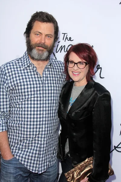 Megan Mullally, Nick Offerman — Stockfoto