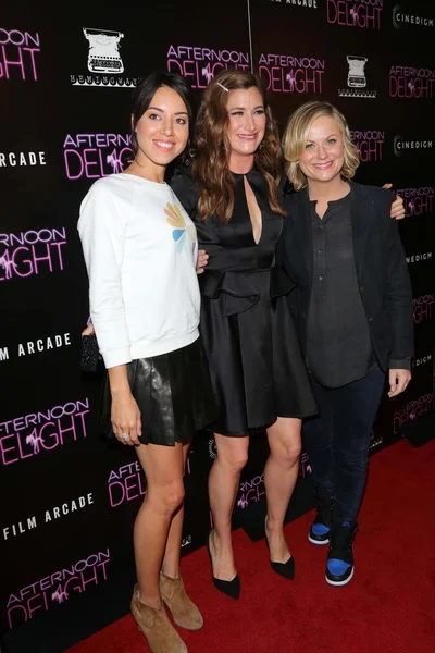 Aubrey Plaza, Kathryn Hahn i Amy Poehler — Zdjęcie stockowe