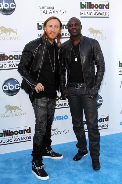 David Guetta e Akon — Foto Stock