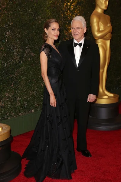 Angelina Jolie and Steve Martin — Stock Photo, Image