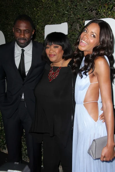 Idris Elba, Zindzi Mandela, Naomie Harris — Stock Photo, Image