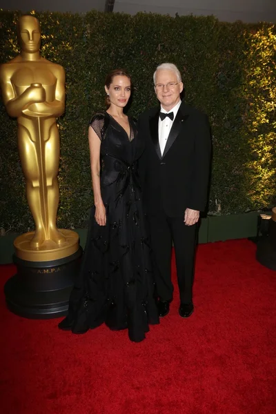 Angelina Jolie and Steve Martin — Stock Photo, Image