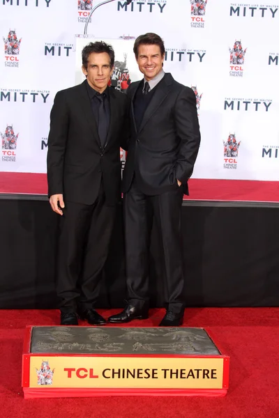 Tom Cruise and Ben Stiller — Stock Photo, Image